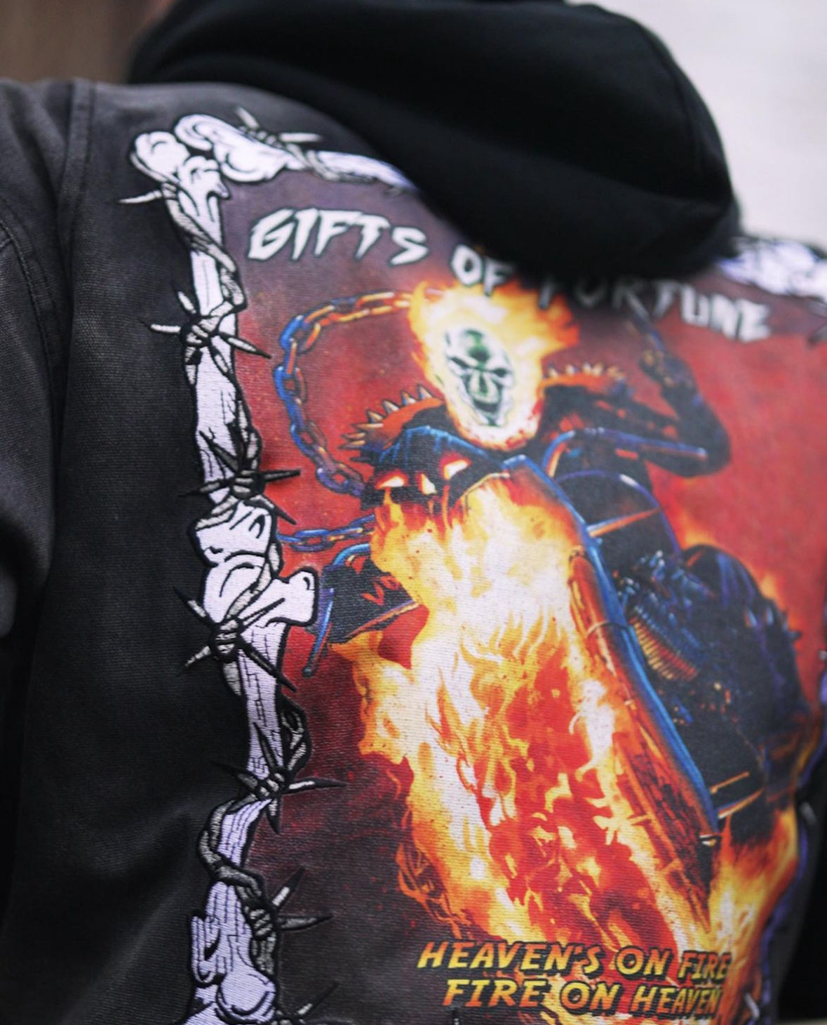 "Burn it Down Jacket " Black