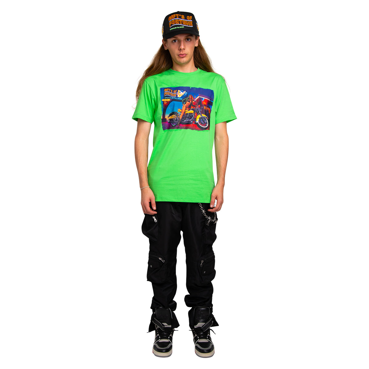 Dusk Till Dawn T-shirt | Neon Green