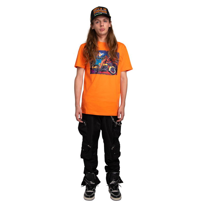 Dusk Till Dawn T-shirt | Neon Orange