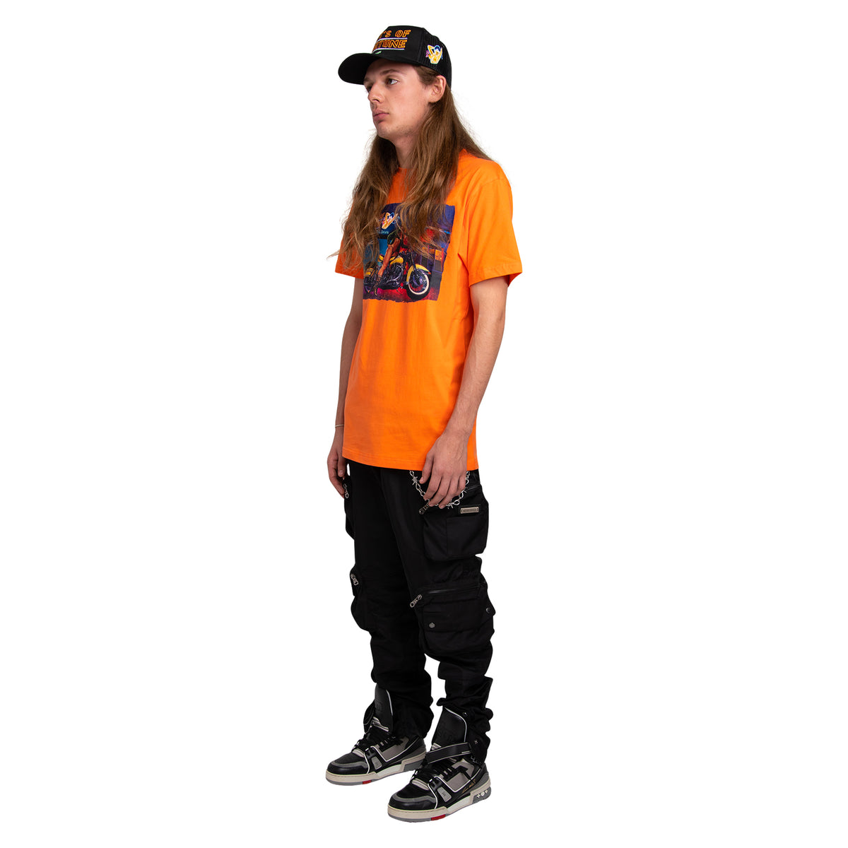 Dusk Till Dawn T-shirt | Neon Orange