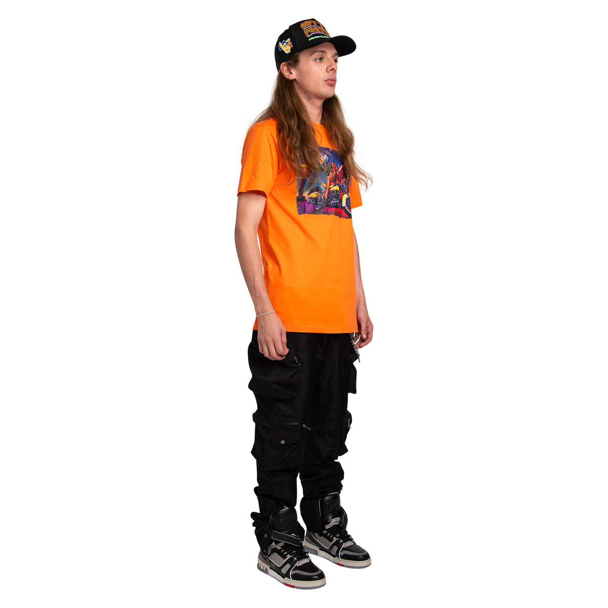 Dusk Till Dawn T-shirt | Neon Orange