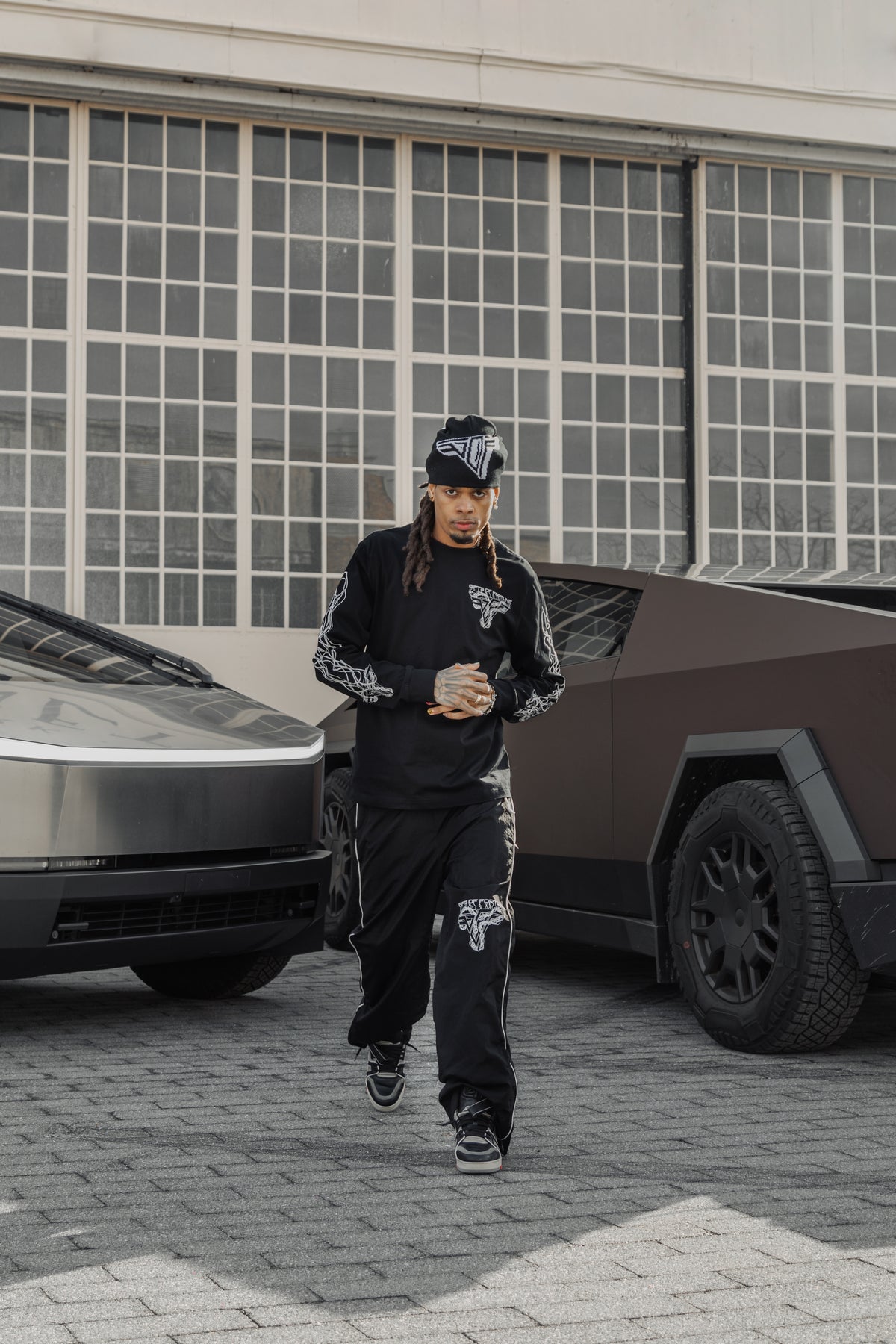 Wired Up Track Pants | Black