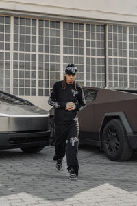 Wired Up Track Pants | Black