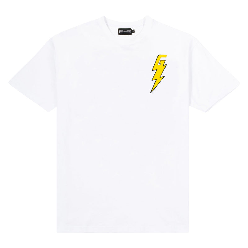 Lighting Skull T-shirt | White