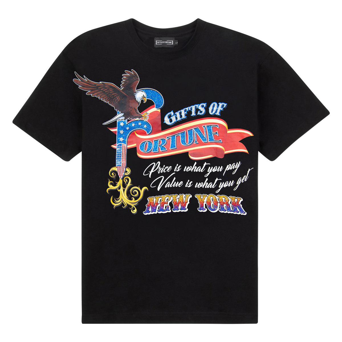 America$ T-shirt  | Black