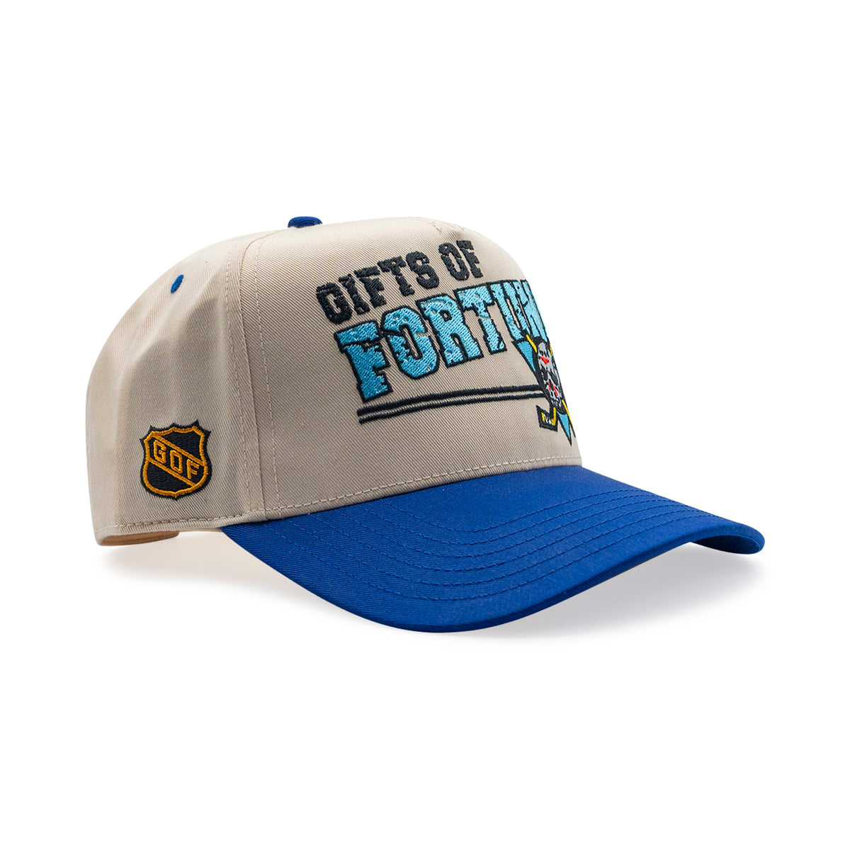 Stanley Cup Trucker | Tan/Royal Blue
