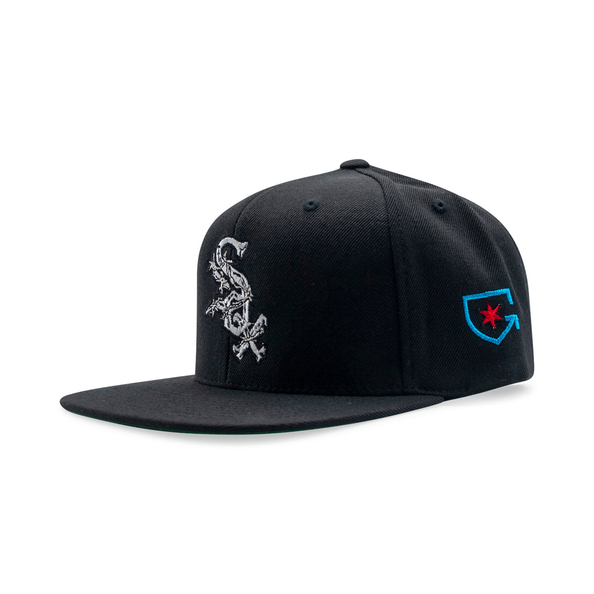 Sox Barbed Wire Snapback Hat | Black