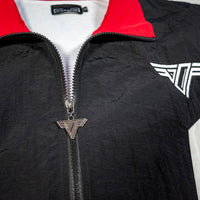 Vertex Track Jacket | Black/Red