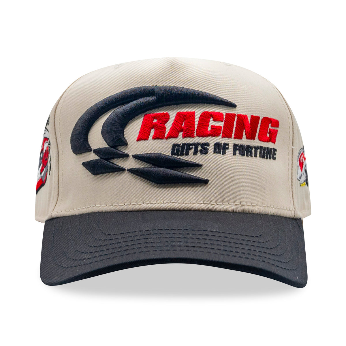 Speedway Trucker Hat| Cream/Black