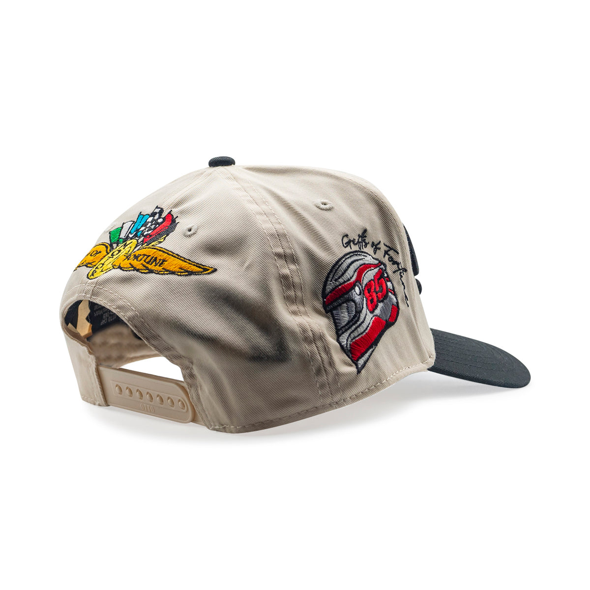 Speedway Trucker Hat| Cream/Black