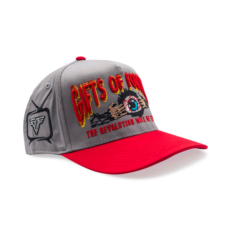 1 of 1 Televised Trucker Hat| Grey/Red