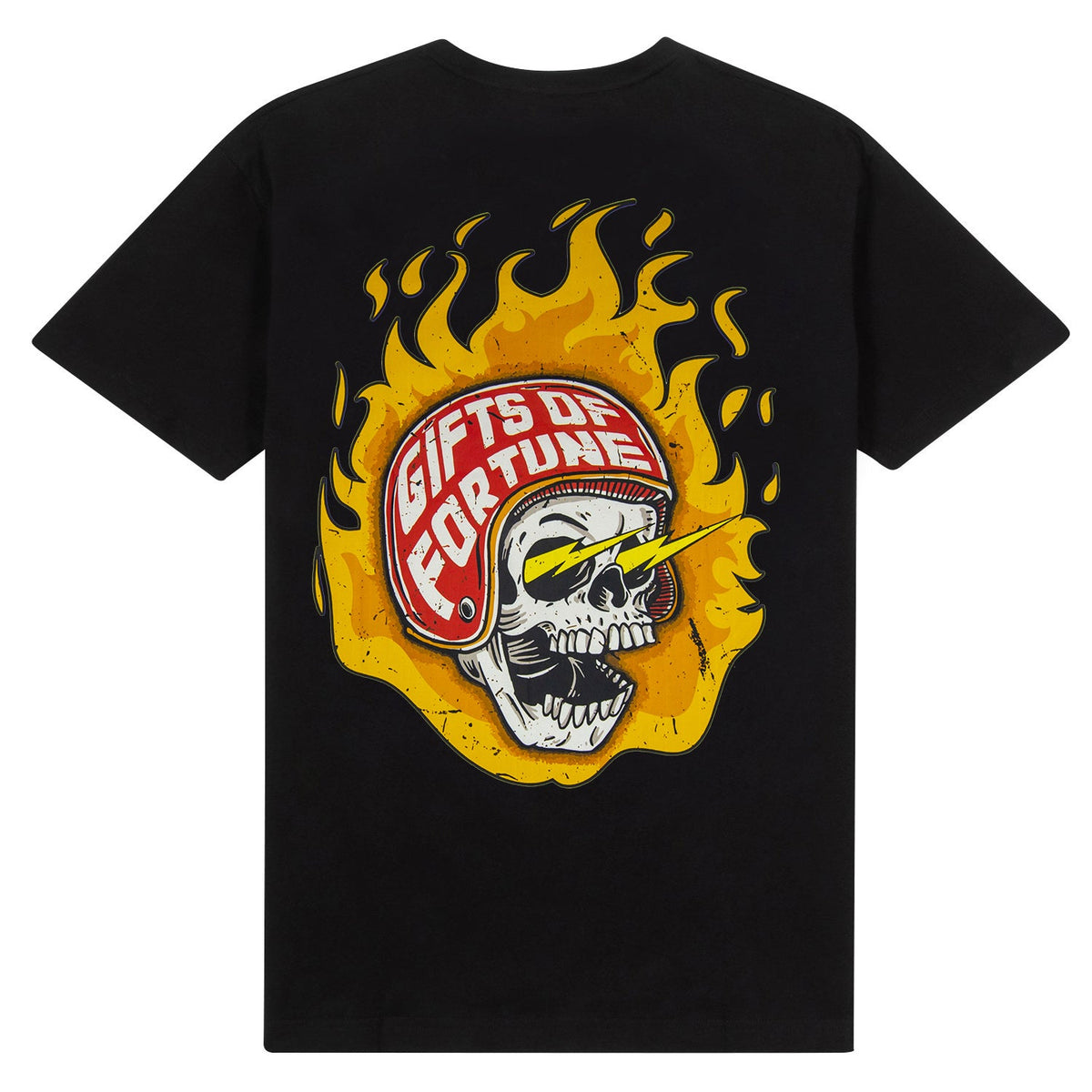 Lighting Skull T-shirt | Black