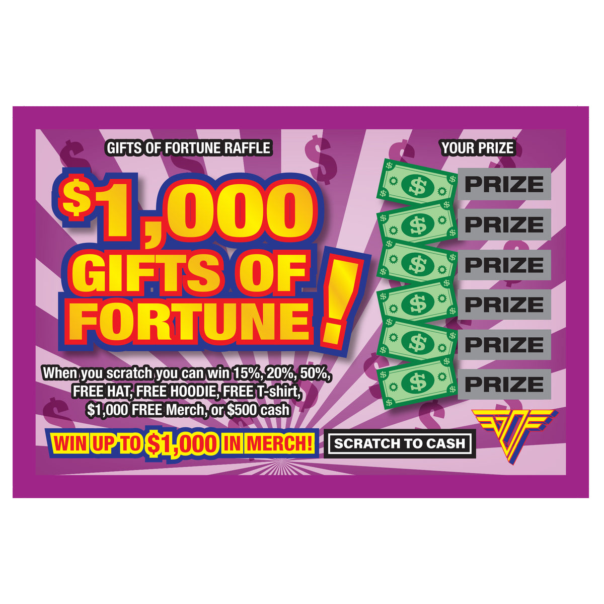 Scratch-off Raffle Ticket