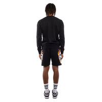 black crewneck sweatshirt