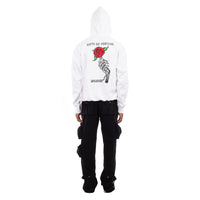 white sweatshirt
