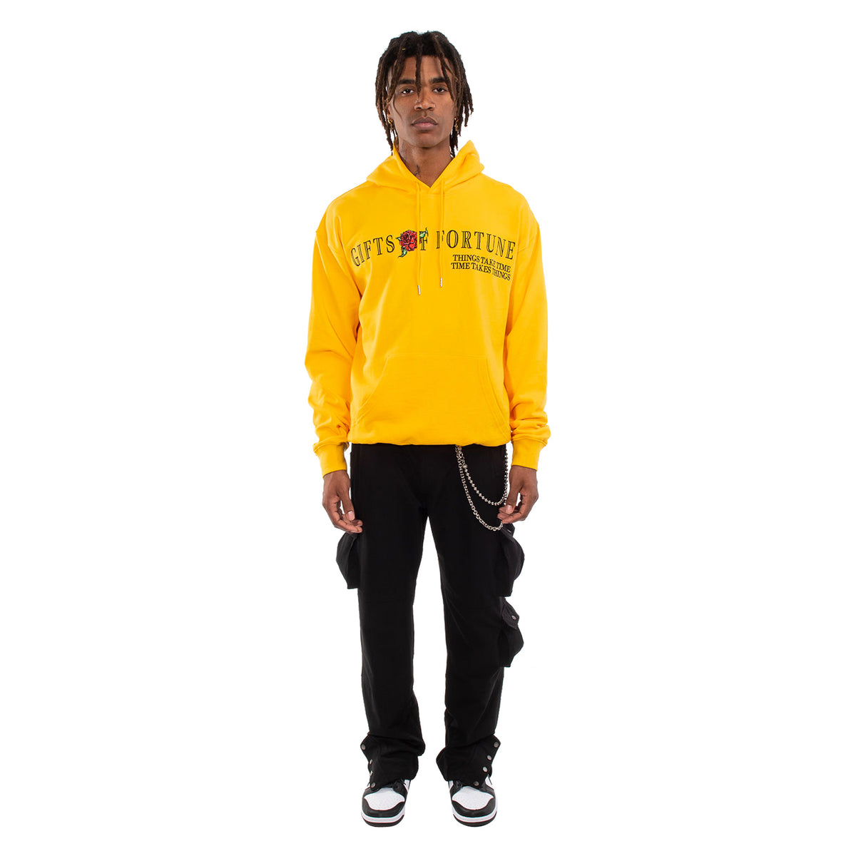mustard sweatshirt