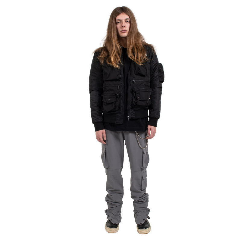 Anarchy Bomber Jacket | Black