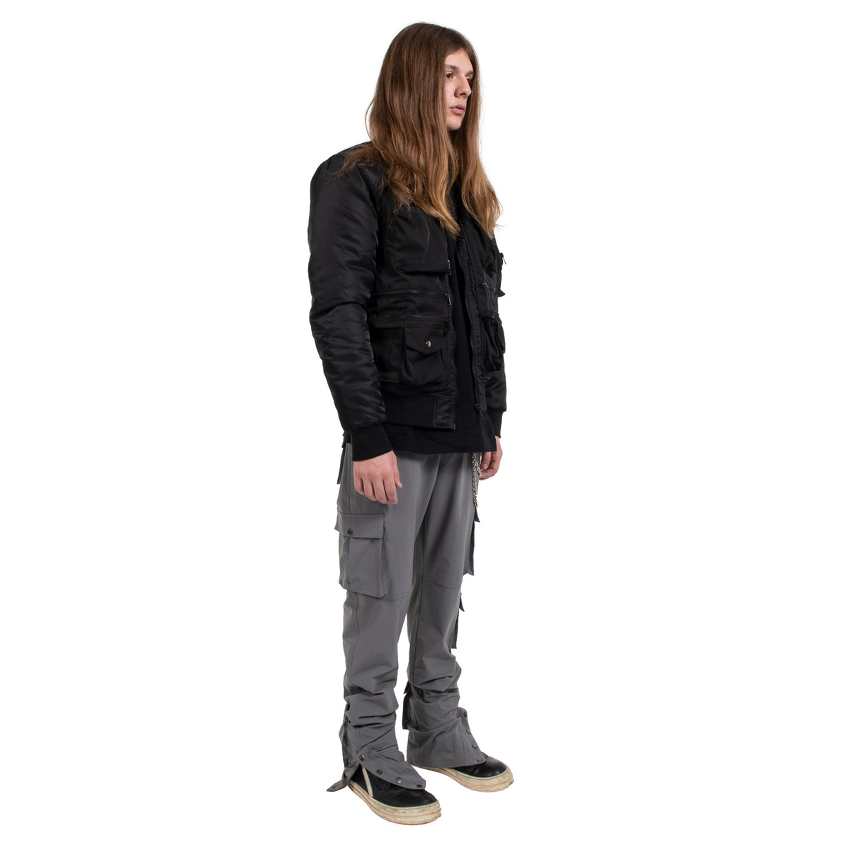 Anarchy Bomber Jacket | Black