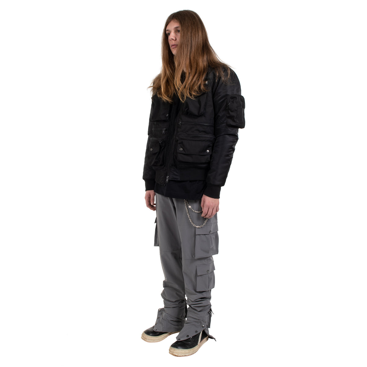 Anarchy Bomber Jacket | Black
