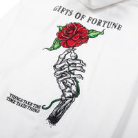 embroidered hoodie