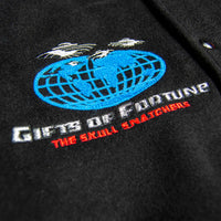 The World Is Yours Varsity Jacket | Black