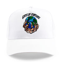 All white trucker hat