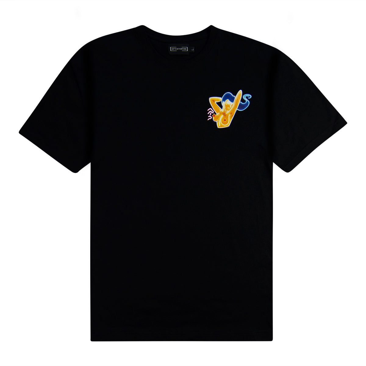 Neon Girl T-shirt | Black