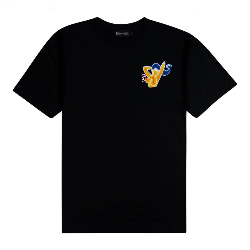 Neon Girl T-shirt | Black