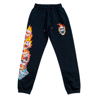 Twin Flame Sweatpants | Black