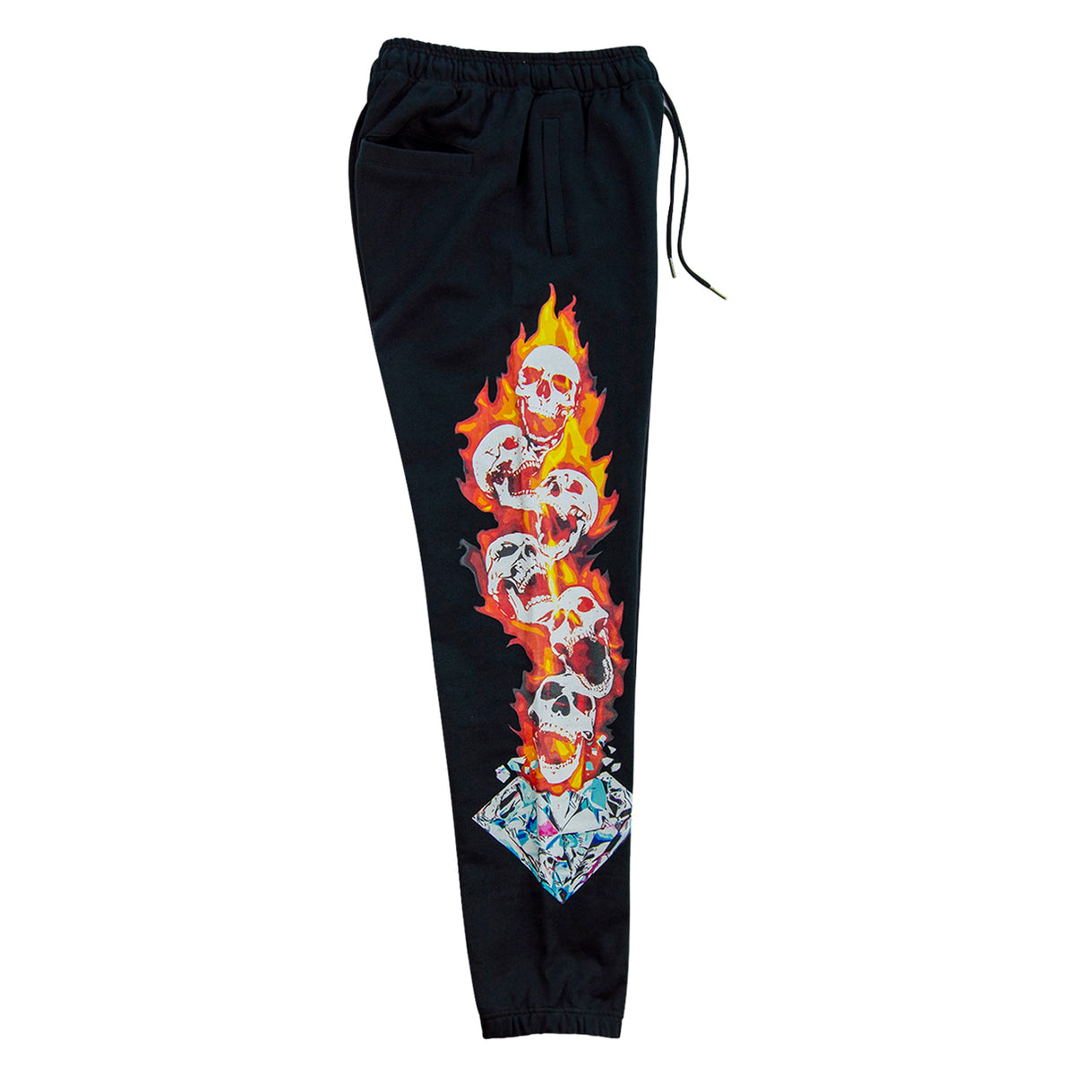 Twin Flame Sweatpants | Black