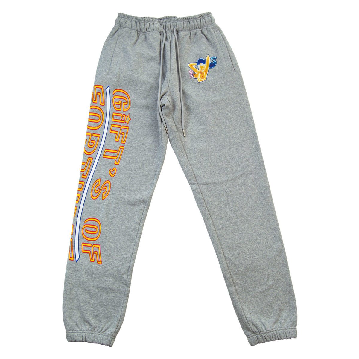 Neon Girl Sweatpants | Grey