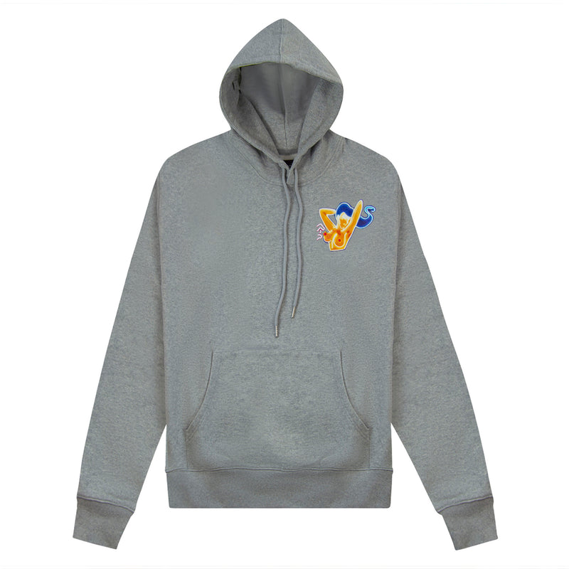Neon Girl Hoodie | Grey