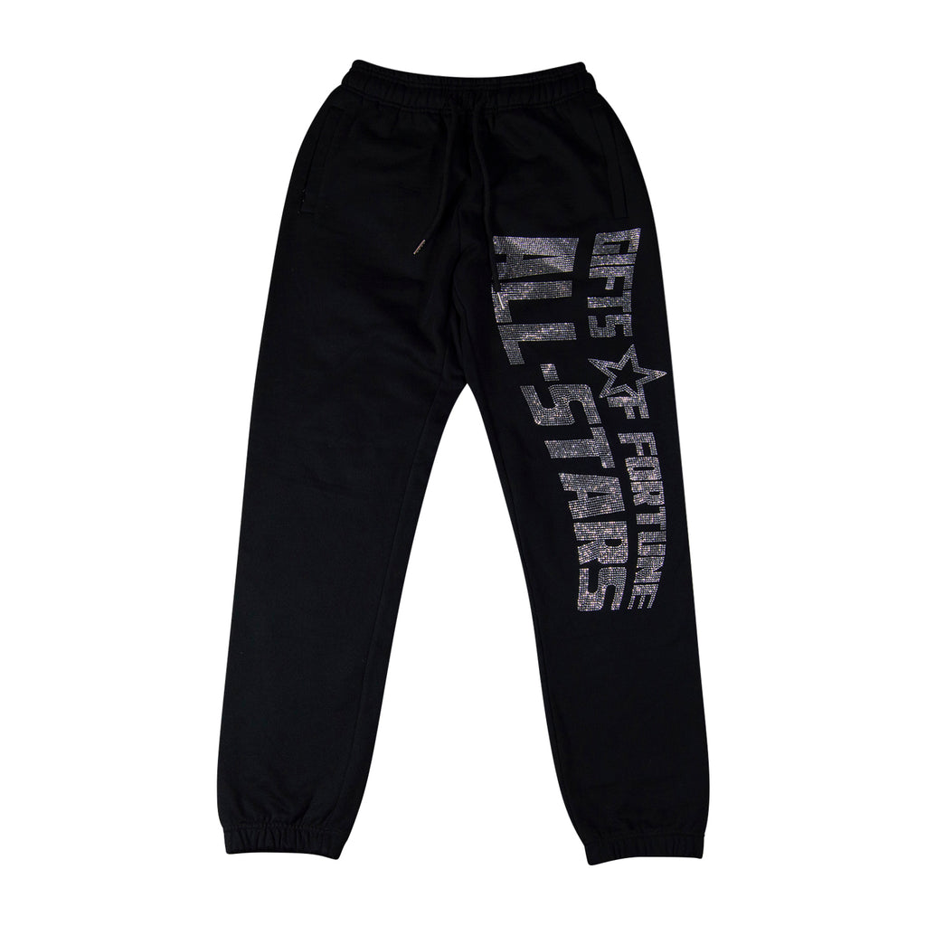 Gifts of Fortune - Neon Girl Sweat pants - Black - Broadway Fashion