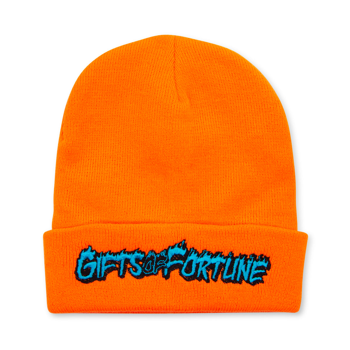 neon orange hat