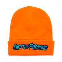 neon orange hat