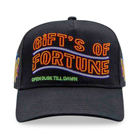Neon Girl Trucker Hat | Black