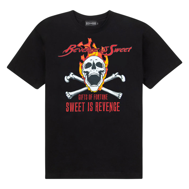 skull Swarovski crystal tshirt