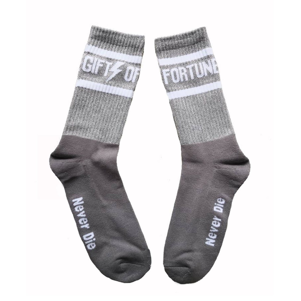 Never Die Socks | Grey Reflective