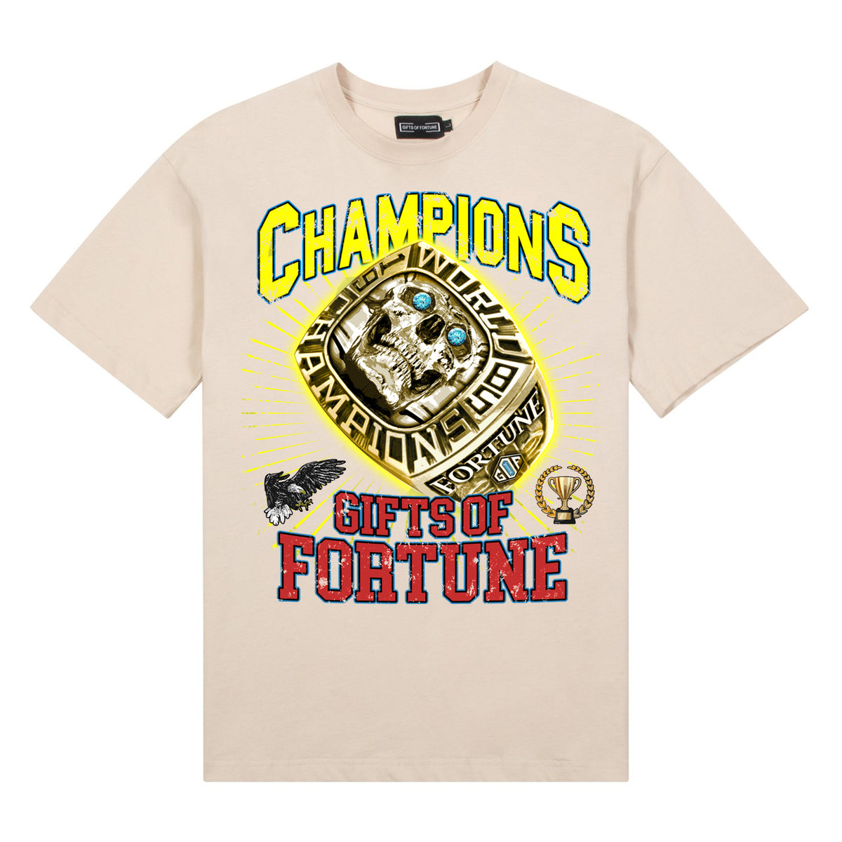 Champions Of The World T-shirt | Tan