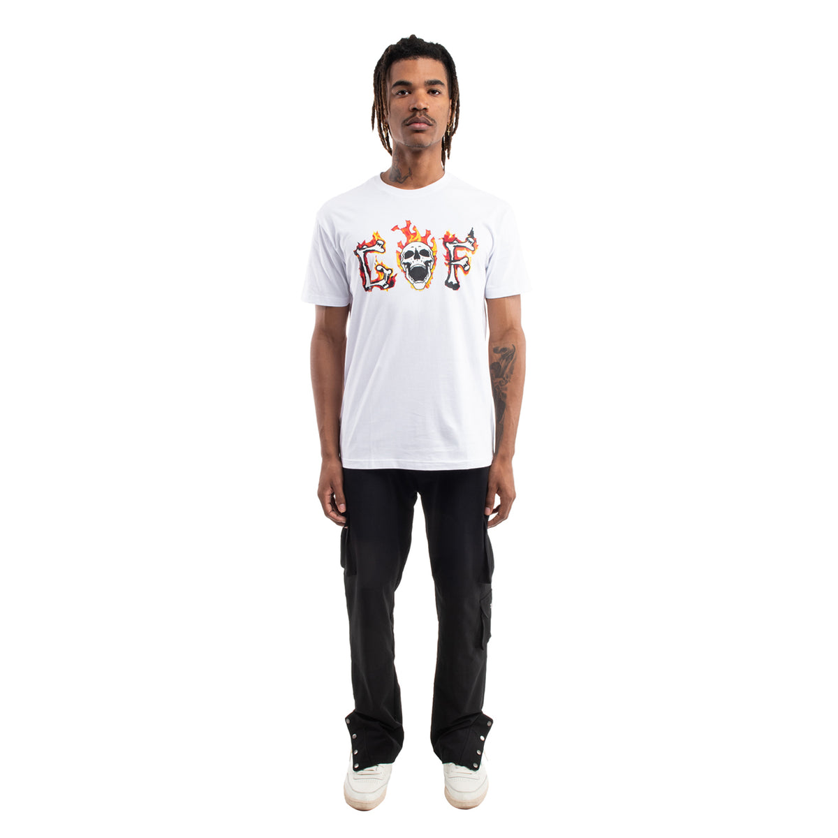 men's whtie graphic tees
