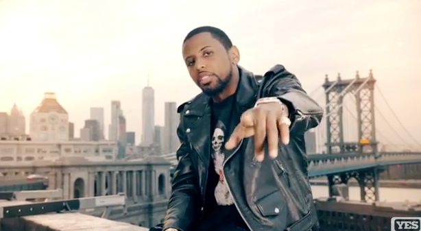 Fabolous go hard wearing Gifts of Fortune for Brooklyn Nets promo shoot