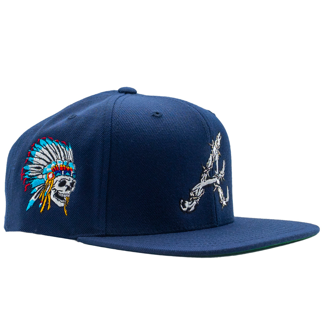 Navy Blue ATL Barbwire Snapback – Gifts of Fortune