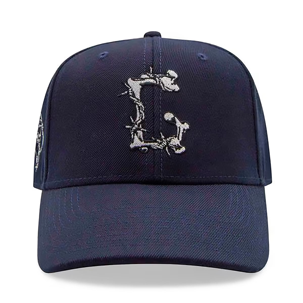 Barbed Wire Snapback Hat | Navy