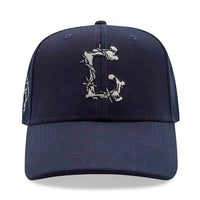 Barbed Wire Snapback Hat | Navy