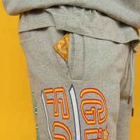 Neon Girl Hoodie | Grey