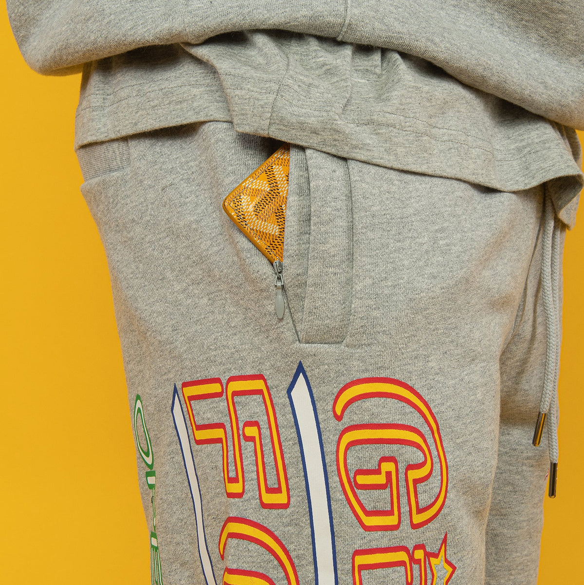 Neon Girl Sweatpants | Grey