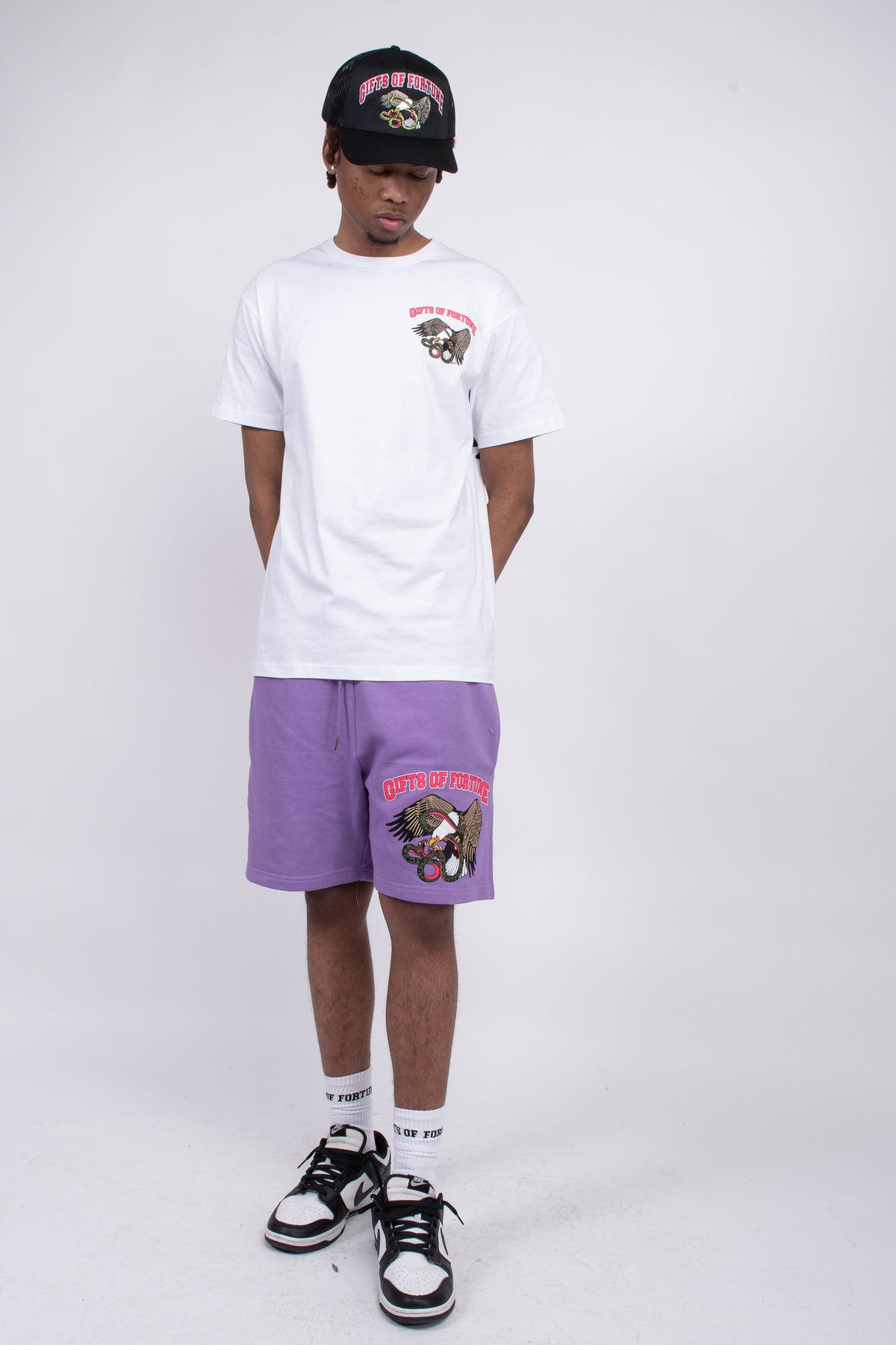 Iron Bird Sweatshorts | Purple