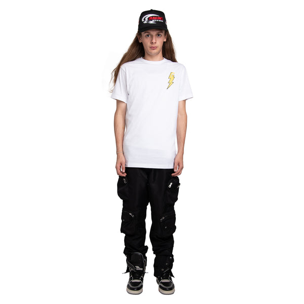 Lighting Skull T-shirt | White