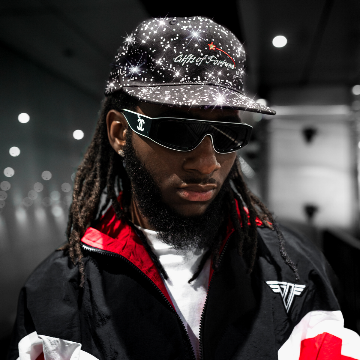 StarDust Crystal Hat | Black