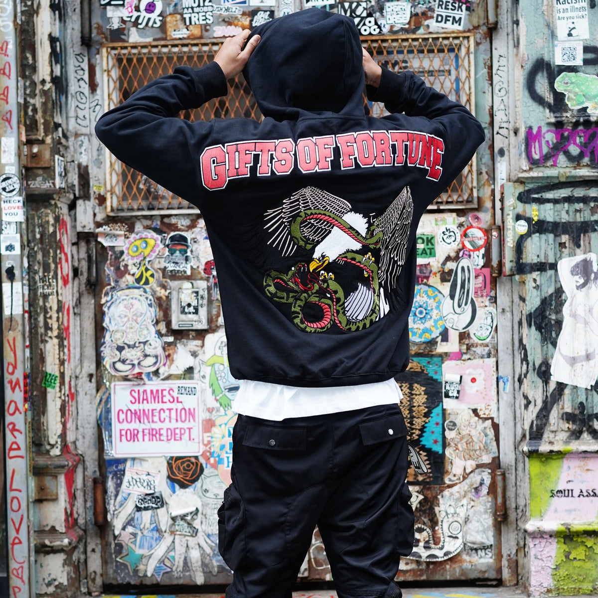 Iron Bird Hoodie | Black